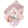  Cape de Bain Douceur Automnale Rose  Mercerie des Princesses