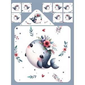  Cape de Bain Baleine  Mercerie des Princesses