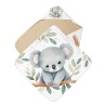  Panneau tissu pour cape de bain et lingettes motif "Tendre Koala" - Coton OEKO-TEX®  Mercerie des Princesses