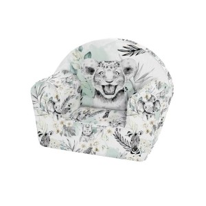  Tissu pour Housse de Fauteuil Club à réaliser soi même - Savane vert d'eau Mercerie des Princesses