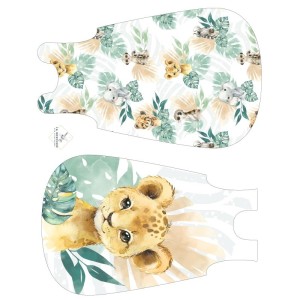  Panneau Gigoteuse Tropical Vert Mercerie des Princesses