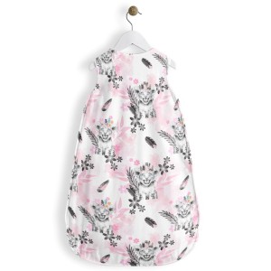  Panneau Gigoteuse Savane Rose & Noir Mercerie des Princesses