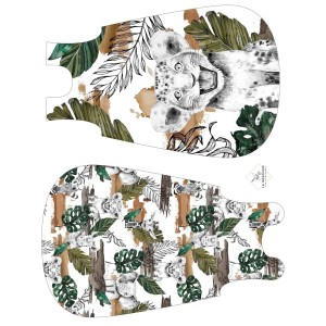  Panneau Gigoteuse Savane Mercerie des Princesses