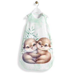 Panneau Gigoteuse Loutres Mercerie des Princesses