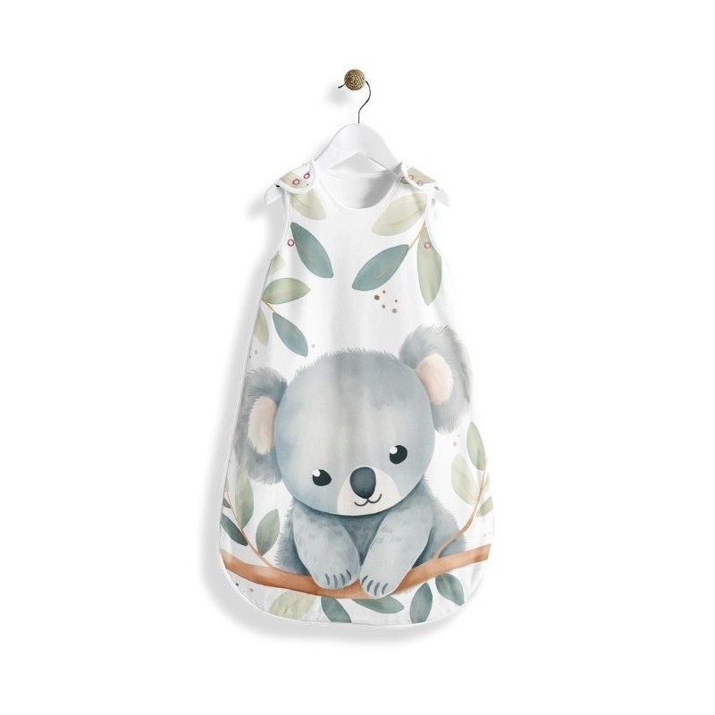Panneau tissu pour gigoteuse bébé "Tendre Koala" - Coton OEKO-TEX® Mercerie des Princesses