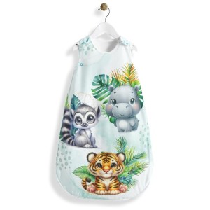 Panneau Gigoteuse Baby Jungle Tropicale Mercerie des Princesses