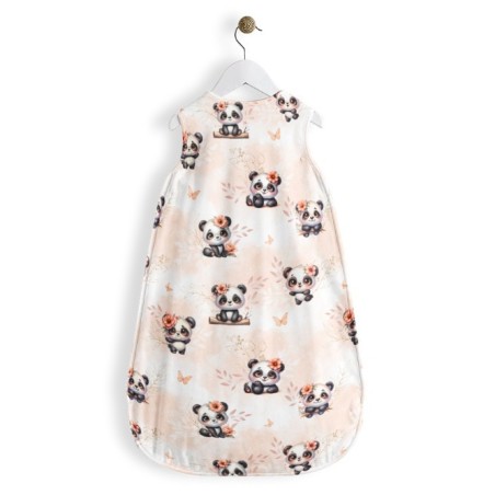 Panneau Gigoteuse Bébé Panda Pastel Pêche Mercerie des Princesses