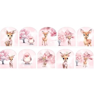  Coupon pour 5 Gants de toilette pour bébé à réaliser soi-même Biche Enchantée Éponge de Bambou Oeko-Tex Mercerie des Princesses