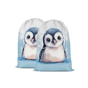 Panneau Pochon Pingouin Mercerie des Princesses