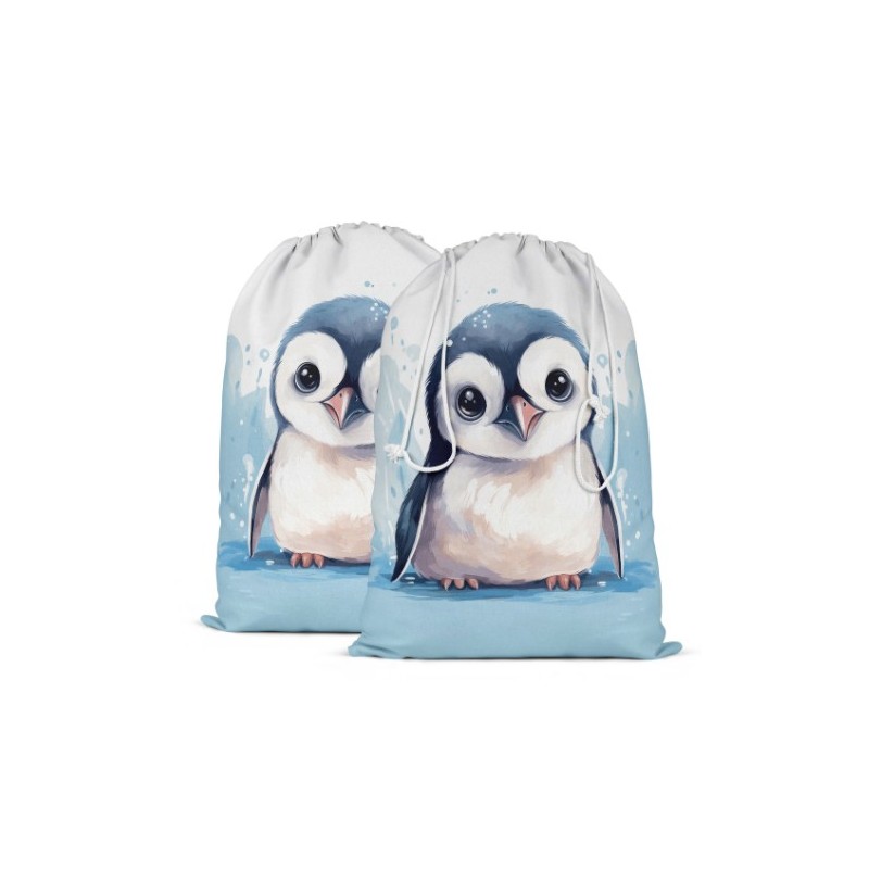 Panneau Pochon Pingouin Mercerie des Princesses