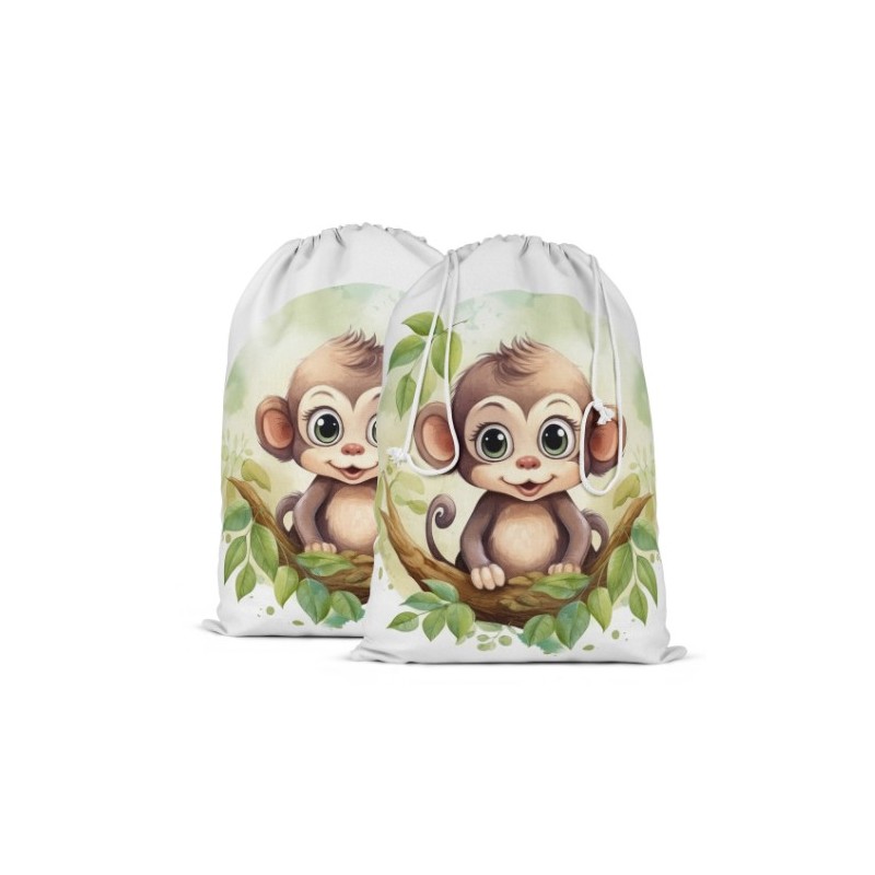 Panneau Pochon Singe Mercerie des Princesses