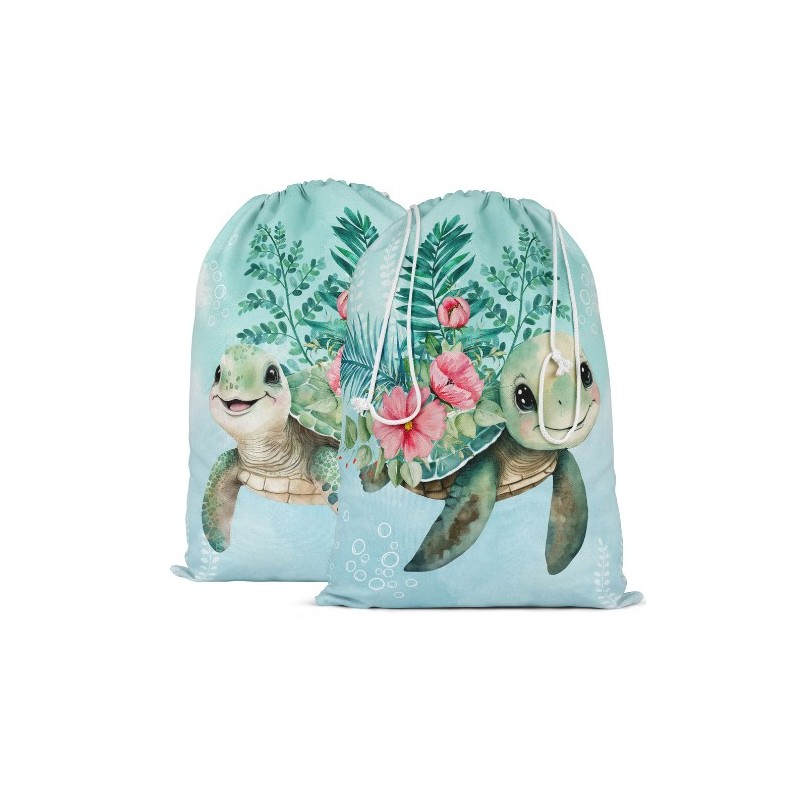 Panneau Pochon Tortue Fille Mercerie des Princesses