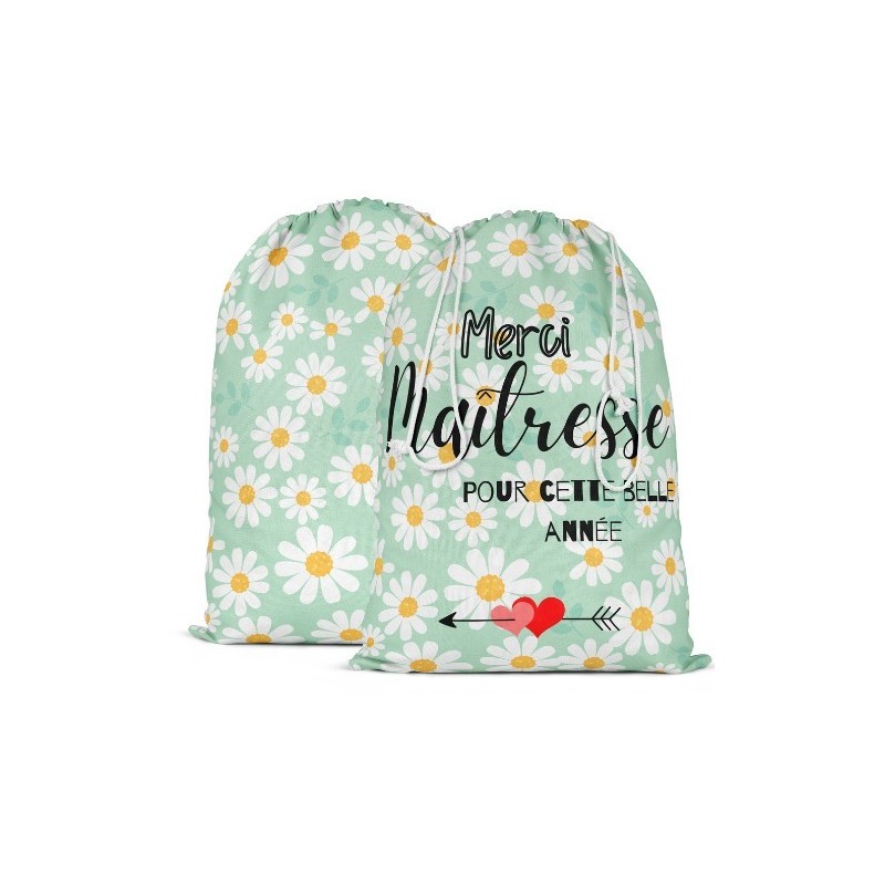 Panneau Pochon Merci Maitresse Mercerie des Princesses