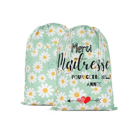 Panneau Pochon Merci Maitresse Mercerie des Princesses