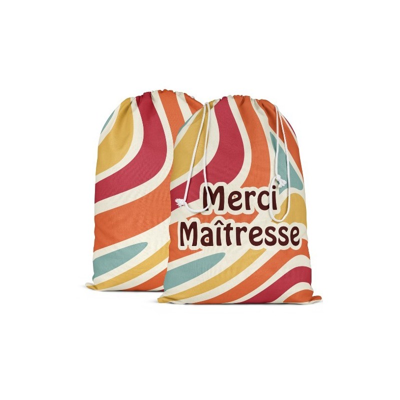 Panneau Pochon Merci Maîtresse Mercerie des Princesses