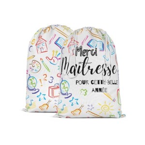 Panneau Pochon Merci Maîtresse Mercerie des Princesses