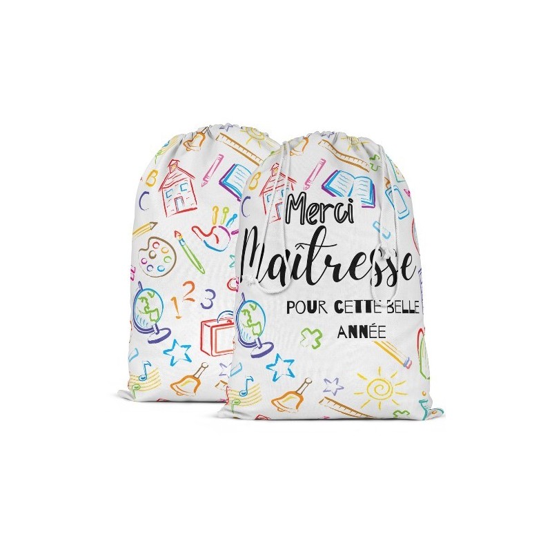 Panneau Pochon Merci Maîtresse Mercerie des Princesses