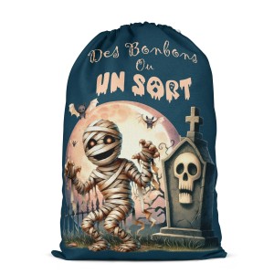 Panneau Pochon Halloween Momie Mercerie des Princesses