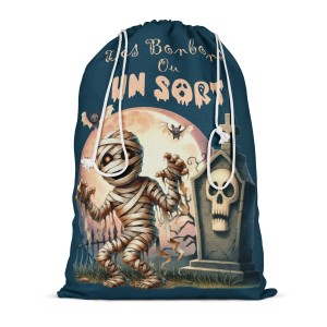  Panneau Pochon Halloween Momie Mercerie des Princesses