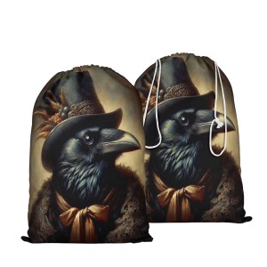  Panneau Pochon Halloween Maitre Corbeau Mercerie des Princesses