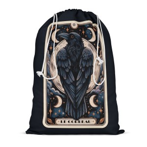  Panneau Pochon Halloween Tarot le corbeau Mercerie des Princesses