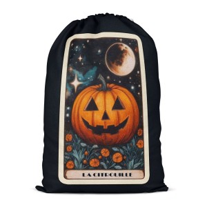Panneau Pochon Halloween Tarot la citrouille Mercerie des Princesses