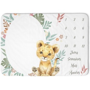 Tapis d'étape Lionceau à Réaliser Soi-même - coton Oeko-tex standard 100 Mercerie des Princesses