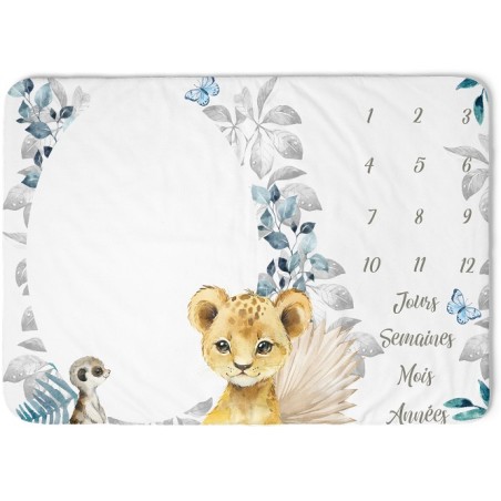 Tapis étape Tropic bleu Mercerie des Princesses