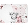 Tapis étape Lionceau Vieux Rose Mercerie des Princesses