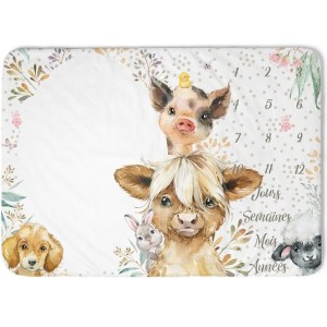 Tapis étape Animaux de la ferme Mercerie des Princesses