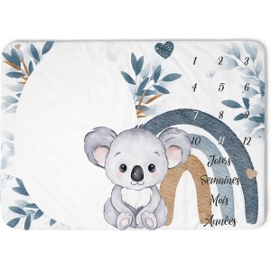 Tapis étape Koala bleu Mercerie des Princesses