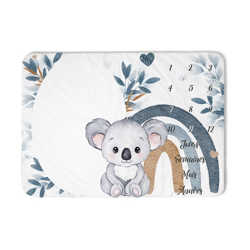 Tapis étape Koala bleu Mercerie des Princesses