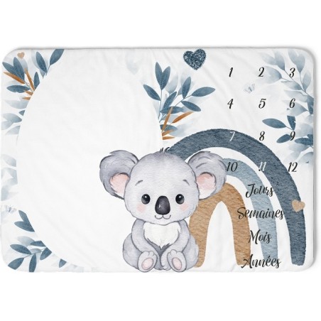 Tapis étape Koala bleu Mercerie des Princesses