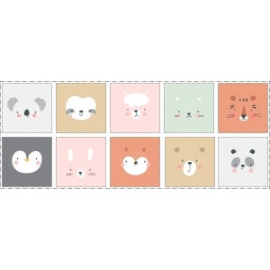 Panneau Lingettes Animaux