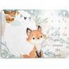 Tapis étape Lovely Fox celadon Mercerie des Princesses