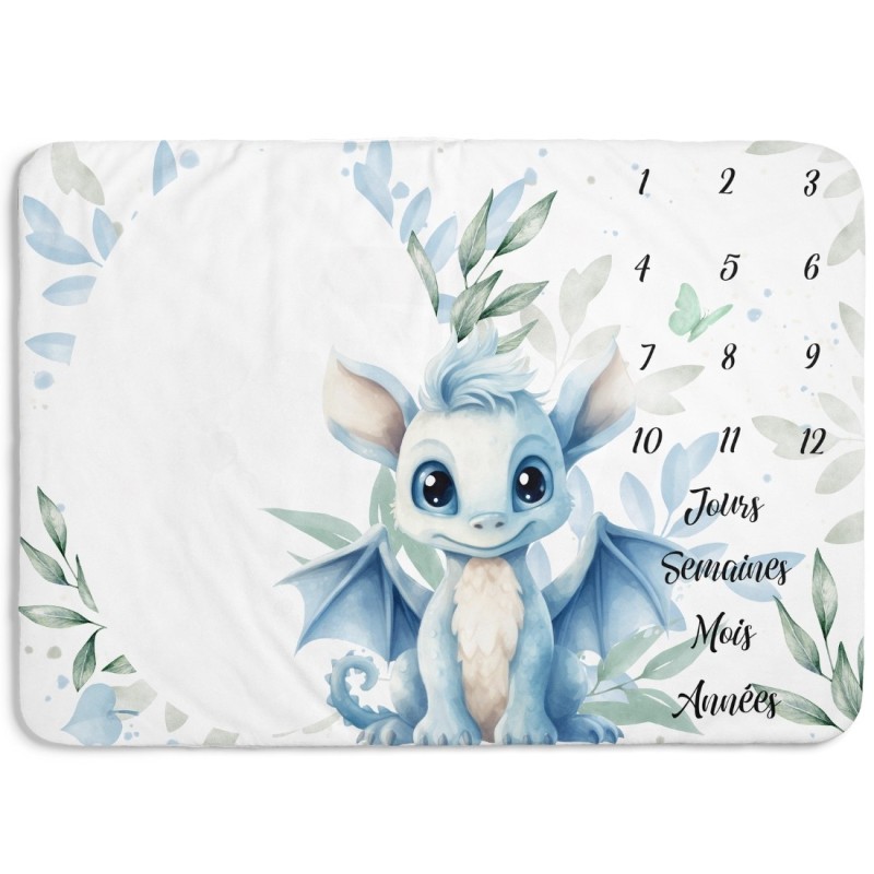 Tapis étape Dragon Bleu et Vert Mercerie des Princesses