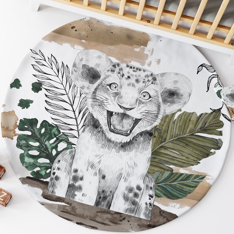 Ensemble Coupon Tapis Rond Savane + 2 coussins Mercerie des Princesses