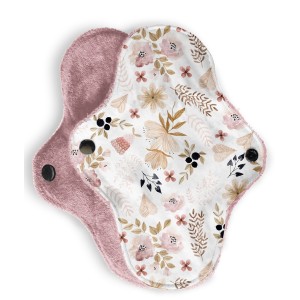  Coupon Fleurs sauvages Rose pour la Création de Serviettes Hygiéniques Lavables de Qualité Oeko-Tex Mercerie des Princesses