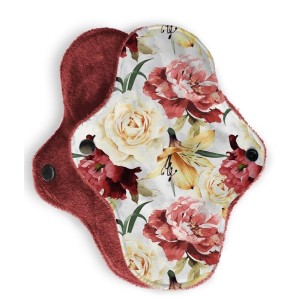  Coupon Fleurs Romance pour la Création de Serviettes Hygiéniques Lavables de Qualité Oeko-Tex Mercerie des Princesses