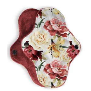  Coupon Fleurs Romance pour la Création de Serviettes Hygiéniques Lavables de Qualité Oeko-Tex Mercerie des Princesses