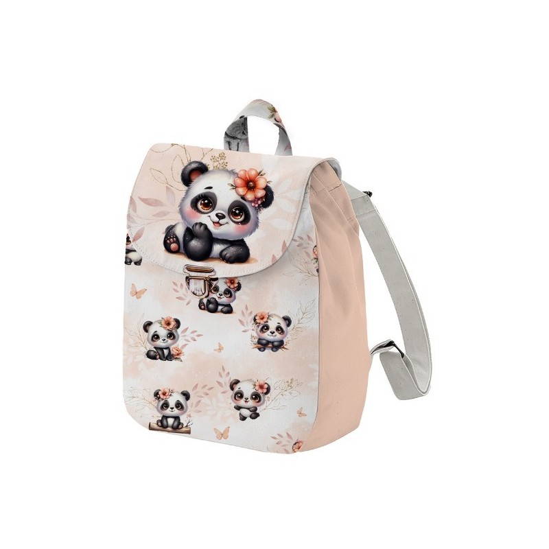 Panneau pour Sac à Dos maternelle Enfant Bébé Panda Pastel Pêche à réaliser soi-même Mercerie des Princesses