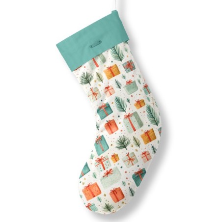 Panneau à Coudre pour Chaussette de Noël Cadeaux - 100% coton Oeko-Tex Mercerie des Princesses
