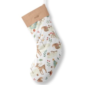  Panneau à Coudre pour Chaussette de Noël Forêt de Noël - 100% coton Oeko-Tex Mercerie des Princesses
