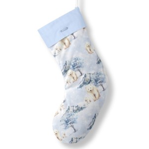  Panneau à Coudre pour Chaussette de Noël Ours Polaire - 100% coton Oeko-Tex Mercerie des Princesses