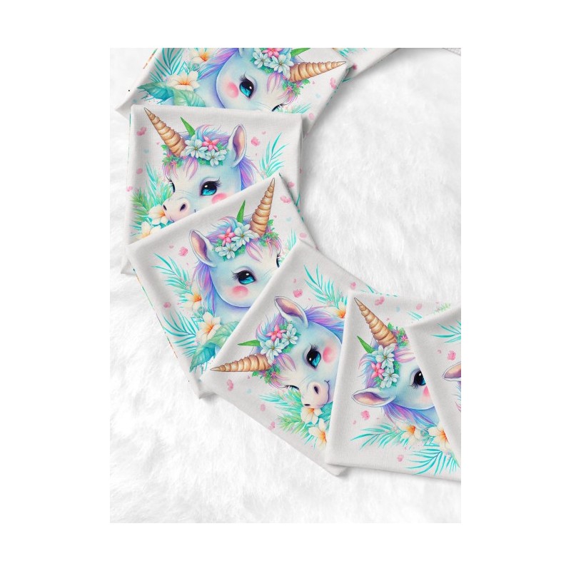 Coupon Lingettes Licorne coton imprimé à réaliser soi-même  - Certifié Oeko-Tex®