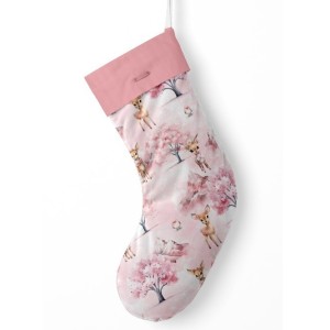  Panneau à Coudre pour Chaussette de Noël Biche Enchantée - 100% coton Oeko-Tex Mercerie des Princesses