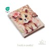 Panneau de couture Protège Carnet de Santé - Motif Rainbow Lion - Animaux DIY - Tissu Patron pour création naissance Mercerie de