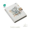 Panneau de couture Protège Carnet de Santé - Motif Tendre Koala - Animaux DIY - Tissu Patron pour création naissance Mercerie de