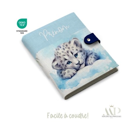 Panneau de couture Protège Carnet de Santé - Motif Animaux de l'Arctique - Animaux DIY - Tissu Patron pour création naissance Me