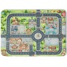 Tapis de jeu pour enfant Ma petite ville 130x100cm en tissu softshell Mercerie des Princesses